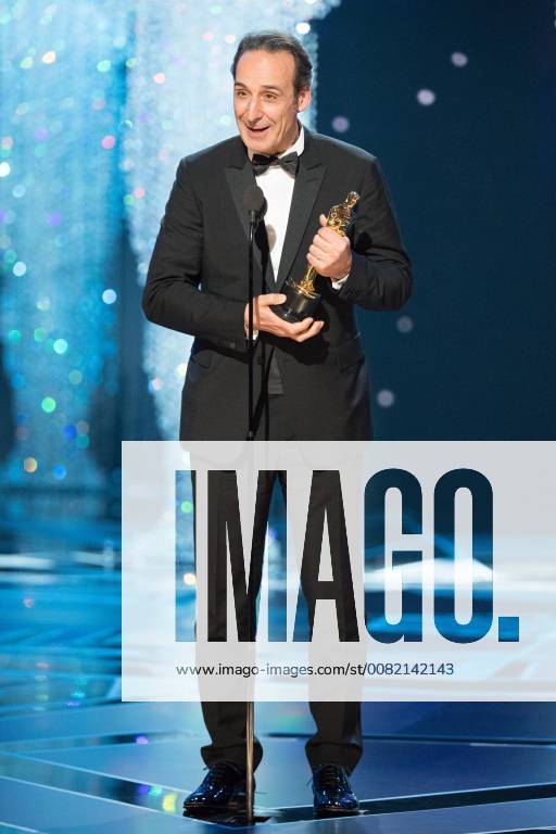 Hollywood, California, U.S. - Alexandre Desplat accepts the Oscar for achievement in music written for motion pictures (original score) for work on The Shape of Water during the live ABC Telecast of The 90th Oscars at the Dolby Theatre in Hollywood. Hollywood U.S. - ZUMAz03_ 20180304_shf_z03_827