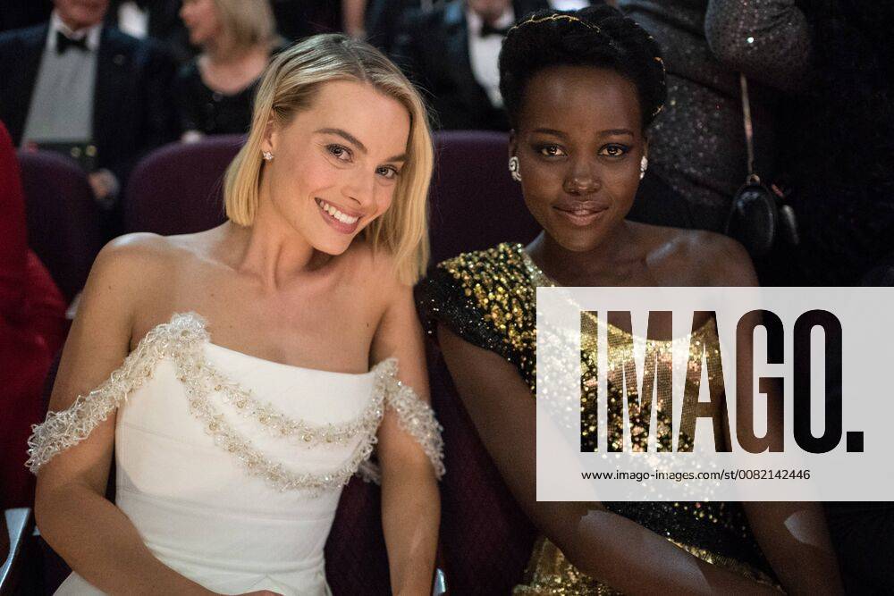 Oscar nominee for Actress in a Leading Role, Margot Robbie and Lupita Nyong o at the 90th Oscars® at the Dolby® Theatre in Hollywood, CA on Sunday