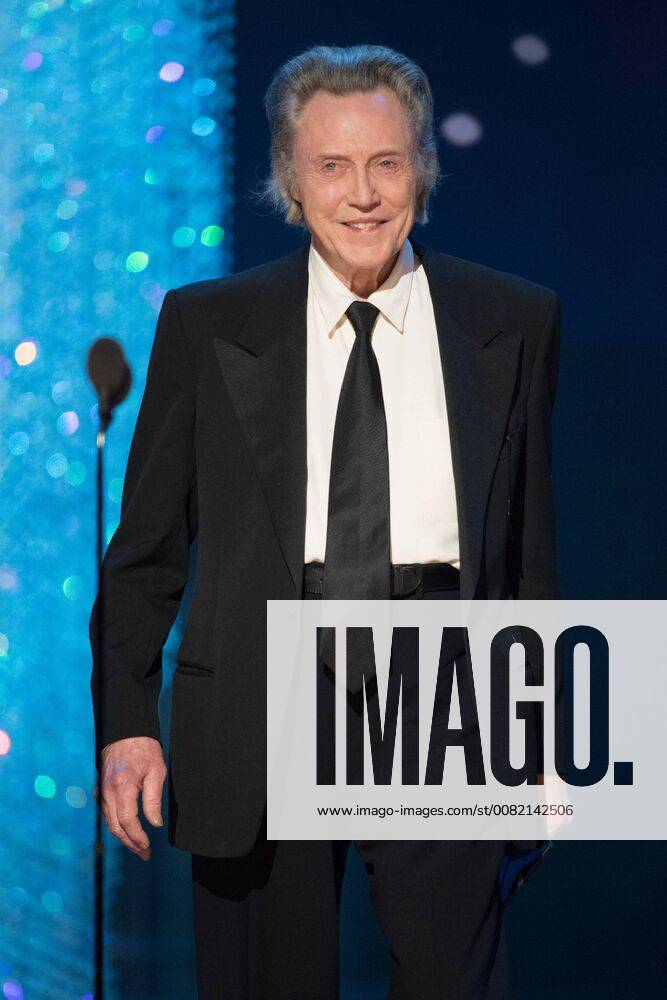 Christopher Walken presents the Oscar for achievement in music written for motion pictures (Original score) during the live ABC Telecast of The 90th Oscars® at the Dolby® Theatre in Hollywood, CA on Sunday