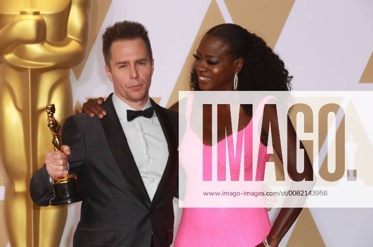 90ème cérémonies des Academy Awards à Los Angeles. Photocall. 04 March 2018 - Hollywood, California - Sam Rockwell, Viola Davis. 90th Annual Academy Awards presented by the Academy of Motion Picture Arts and Sciences held at Hollywood & Highland Center. Photo Credit: Theresa Shirriff AdMedia 224704 2018-03-04 CA Los Angeles Etats-Unis