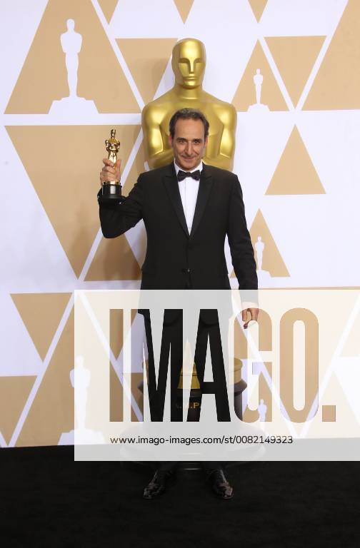 HOLLYWOOD, CA - MARCH 4: Alexandre Desplat, in the press room at the 90th Academy Awards at the Dolby Theatre in Hollywood, California on March 4, 2018.