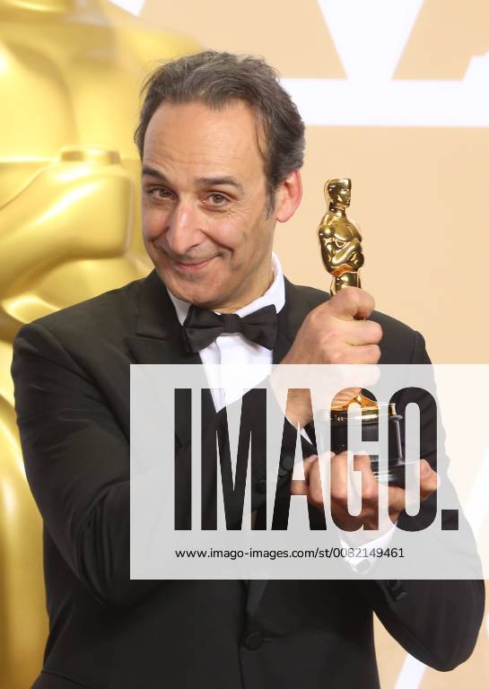 HOLLYWOOD, CA - MARCH 4: Alexandre Desplat, in the press room at the 90th Academy Awards at the Dolby Theatre in Hollywood, California on March 4, 2018.