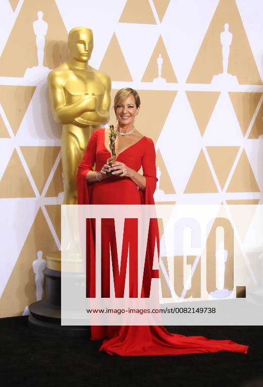HOLLYWOOD, CA - MARCH 4: Allison Janney, in the press room at the 90th Academy Awards at the Dolby Theatre in Hollywood, California on March 4, 2018.