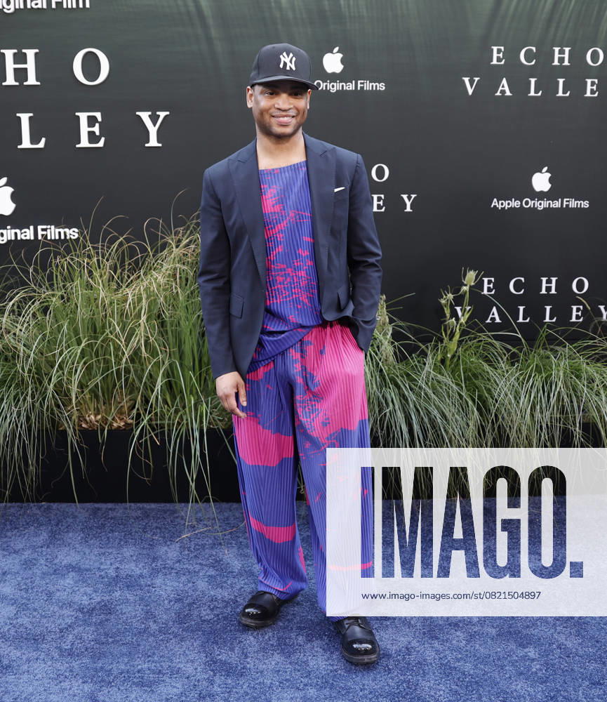 Ryan Jamaal-Swain arrives on the red carpet for the Echo Valley New York Premiere at AMC Lincoln Square 13 on June 04, 2025 in New York City. NYP20250604234 JOHNxANGELILLO