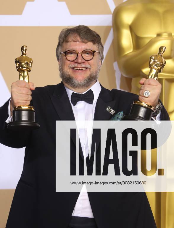 HOLLYWOOD, CA - MARCH 4: Guillermo del Toro, in the press room at the 90th Academy Awards at the Dolby Theatre in Hollywood, California on March 4, 2018.