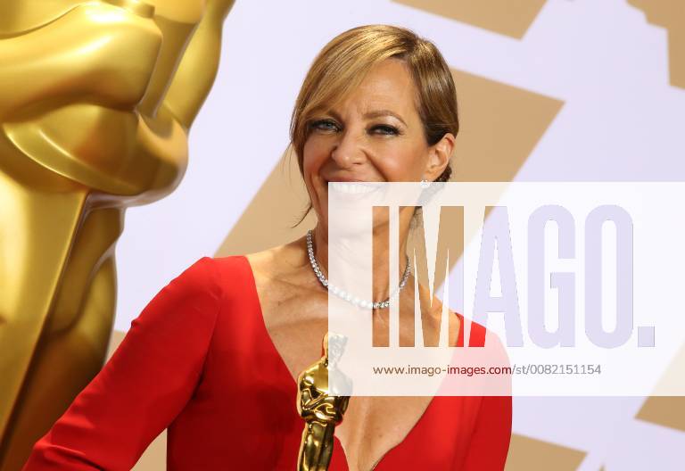 HOLLYWOOD, CA - MARCH 4: Allison Janney, in the press room at the 90th Academy Awards at the Dolby Theatre in Hollywood, California on March 4, 2018.