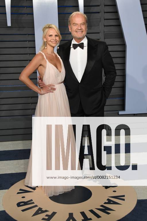 2018 Vanity Fair Oscar Party a Los Angeles. 04 March 2018 - Los Angeles, California - Kayte Walsh, Kelsey Grammer. 2018 Vanity Fair Oscar Party following the 90th Academy Awards held at the Wallis Annenberg Center for the Performing Arts. Photo Credit: Birdie Thompson AdMedia 224702 2018-03-04 CA Los Angeles Etats-Unis
