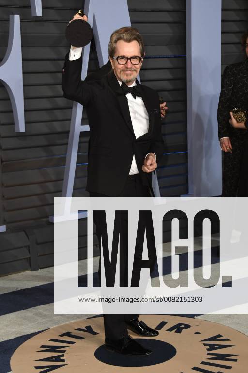 2018 Vanity Fair Oscar Party a Los Angeles. 04 March 2018 - Los Angeles, California - Gary Oldman. 2018 Vanity Fair Oscar Party following the 90th Academy Awards held at the Wallis Annenberg Center for the Performing Arts. Photo Credit: Birdie Thompson AdMedia 224702 2018-03-04 CA Los Angeles Etats-Unis