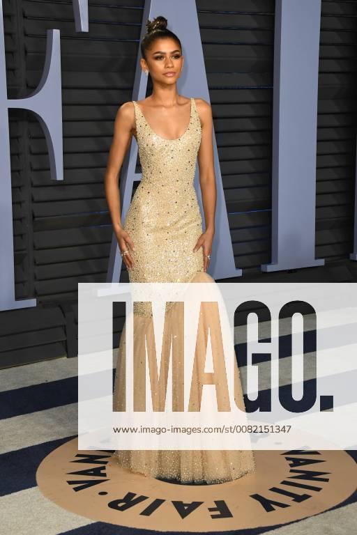2018 Vanity Fair Oscar Party a Los Angeles. 04 March 2018 - Los Angeles, California - Zendaya. 2018 Vanity Fair Oscar Party following the 90th Academy Awards held at the Wallis Annenberg Center for the Performing Arts. Photo Credit: Birdie Thompson AdMedia 224702 2018-03-04 CA Los Angeles Etats-Unis