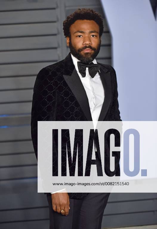 Donald Glover arrives for the Vanity Fair Oscar Party at the Wallis Annenberg Center for the Performing Arts in Beverly Hills, California on March 4, 2018. LAP201803043054 CHRISTINExCHEW