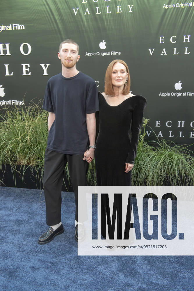 Echo Valley New York Premiere in New York, USA - 04 Jun 2025 (L-R) Caleb Freundlich and Julianne Moore attend the Echo Valley New York Premiere at AMC Lincoln Square. New York United States