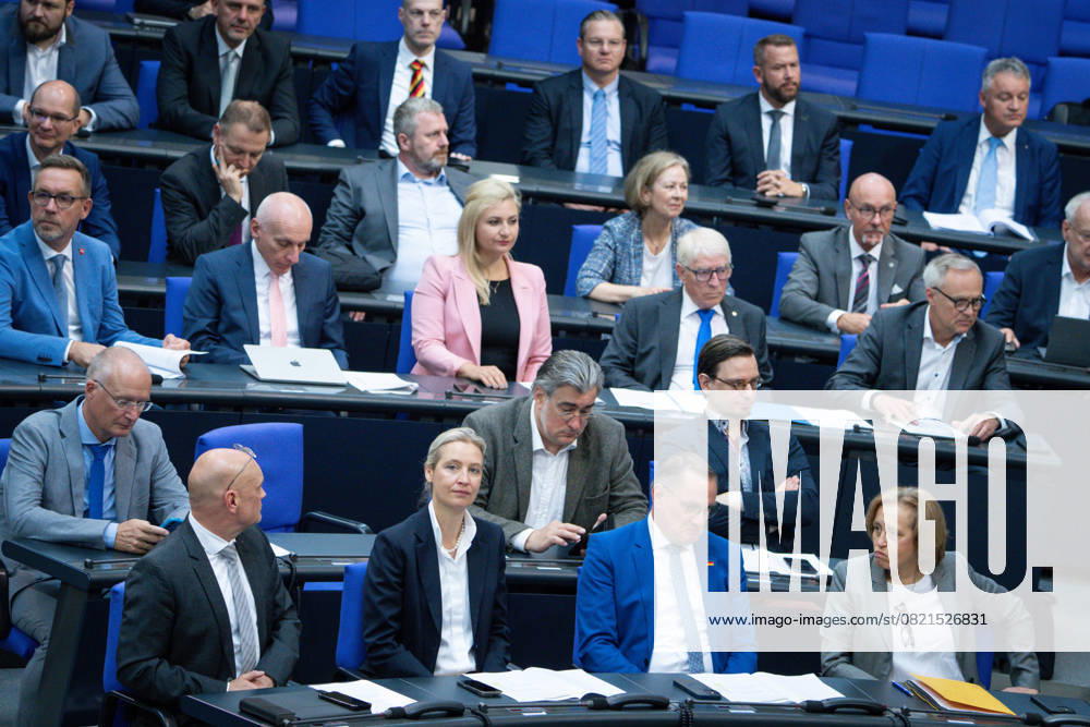 German Bundestag, 10 plenary session AfD parliamentary group in plenary at the 10 session of the German Bundestag in Berlin, 05 06 2025 Berlin Berlin Germany
