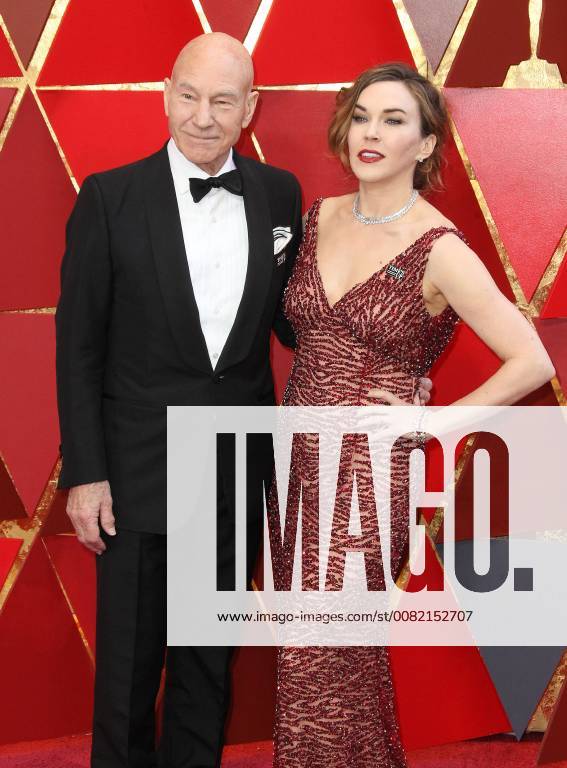 Hollywood, CA, U.S. - 04 March 2018 - Hollywood, California - Patrick Stewart and Sunny Ozell. 90th Annual Academy Awards presented by the Academy of Motion Picture Arts and Sciences held at the Dolby Theatre. Photo Credit: AdMedia Hollywood U.S. - ZUMAa123 20180305_zaa_a123_172