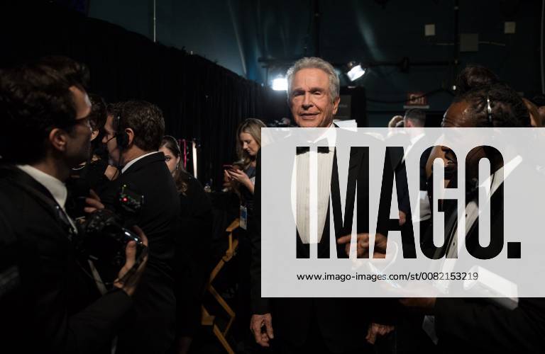 Warren Beatty backstage during the live ABC Telecast of The 90th Oscars® at the Dolby® Theatre in Hollywood, CA on Sunday