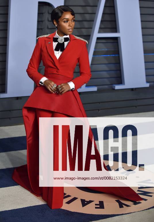 Janelle Monae arrives for the Vanity Fair Oscar Party at the Wallis Annenberg Center for the Performing Arts in Beverly Hills, California on March 4, 2018. LAP201803043063 CHRISTINExCHEW