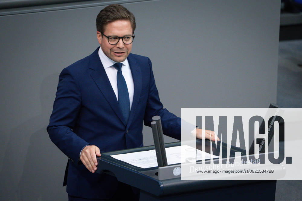 German Bundestag, 10th plenary session Fabian Gramling CDU in portrait during his speech on the agenda item Repeal of the Supply Chain Due Diligence Act at the 10th session of the German Bundestag in Berlin, 05 06 2025 Berlin Berlin Germany