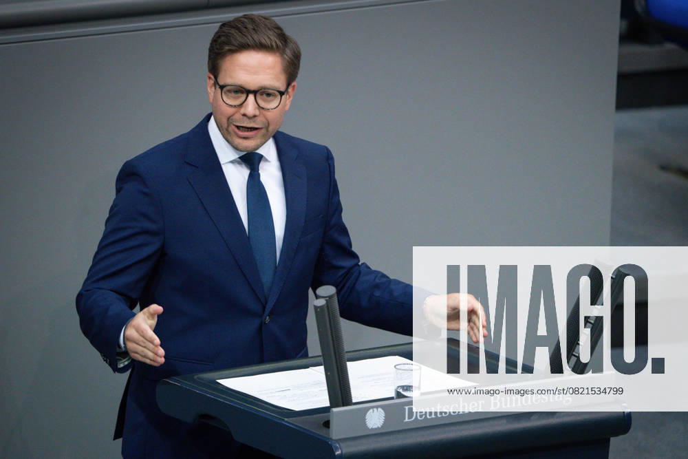 German Bundestag, 10th plenary session Fabian Gramling CDU in portrait during his speech on the agenda item Repeal of the Supply Chain Due Diligence Act at the 10th session of the German Bundestag in Berlin, 05 06 2025 Berlin Berlin Germany