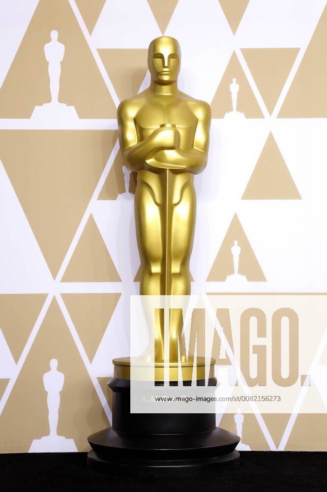 Oscar Statue in the Press Room of the Academy Awards 2018 90th Annual Academy Awards at the Hollywood Highland Center Los Angeles 04 03 2018 Foto:xD.xBedrosianx xFuturexImage