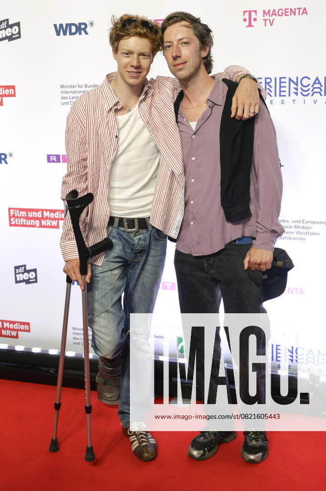Arsseni Bultmann and Maximilian Mauff at the premiere of the ZDFneo series Chabos at the 11 Series Camp Festival 2025 at the Cinenova cinema in Cologne, 05 06 2025 Foto:xR.xSchmiegeltx xFuturexImagex chabos_5614