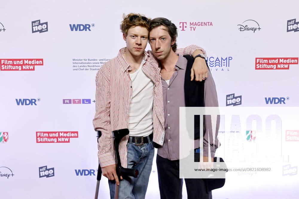 Actors Arsseni Bultmann and Maximilian Mauff at the premiere of the series Chabos at the 11 Series Camp Festival 2025 at Cinenova Cinema Cologne, 05 06 2025 NRW Germany