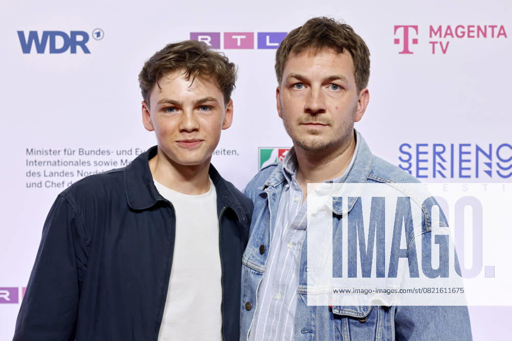 Actors Nico Marischka and Johannes Kienast at the premiere of the series Chabos at the 11 Series Camp Festival 2025 at Cinenova Cinema Cologne, 05 06 2025 NRW Germany