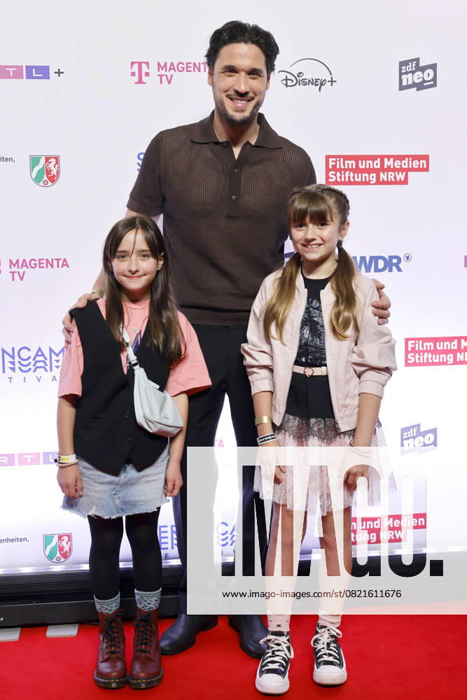 Actor Alexander Milo with guest l and actress Rona Regjepi r at the premiere of the series Chabos at the 11 Series Camp Festival 2025 at Cinenova Cinema Cologne, 05 06 2025 NRW Germany