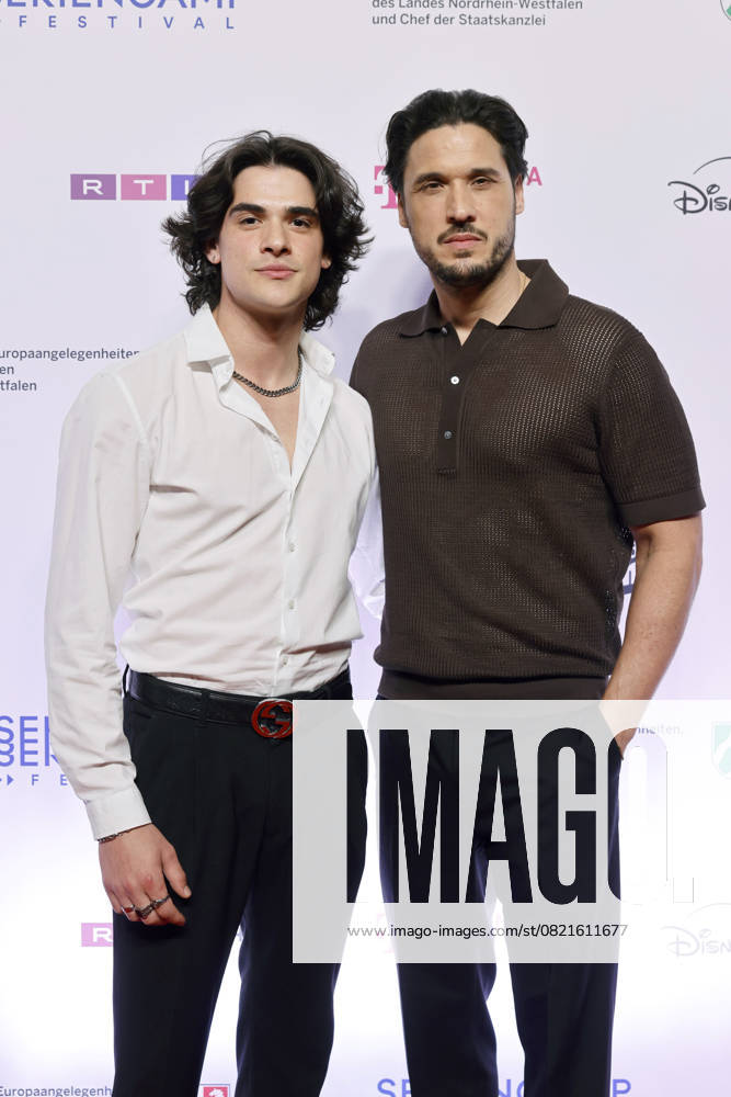 Actors Maximilian Raffelt and Alexander Milo at the premiere of the series Chabos at the 11 Series Camp Festival 2025 at Cinenova Cinema Cologne, 05 06 2025 NRW Germany