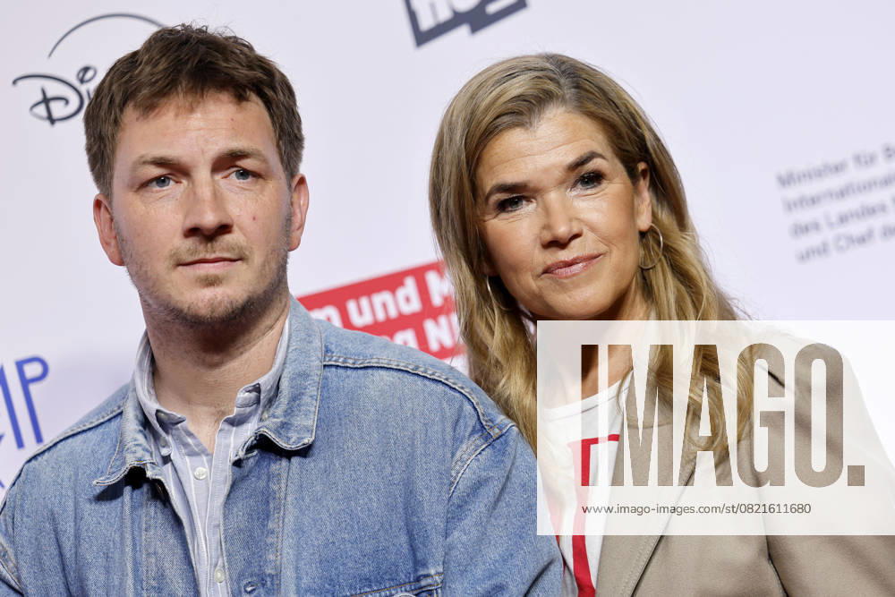 Actor Johannes Kienast and actress Anke Engelke at the premiere of the series Chabos at the 11 Series Camp Festival 2025 at Cinenova Cinema Cologne, 05 06 2025 NRW Germany