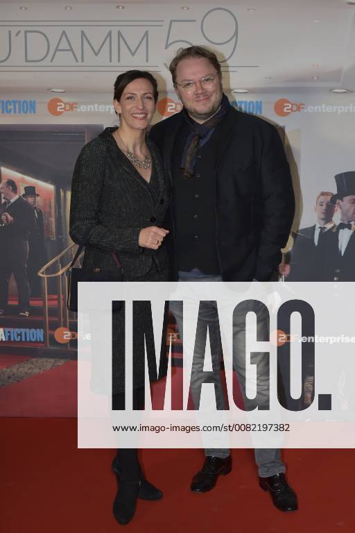 Ulrike Frank with husband Marc Schubring Arrival at the Berlin premiere of the ZDF series The sequel Kudamm 59 at the cinema Cinema Paris in Berlin on 07 03 2018