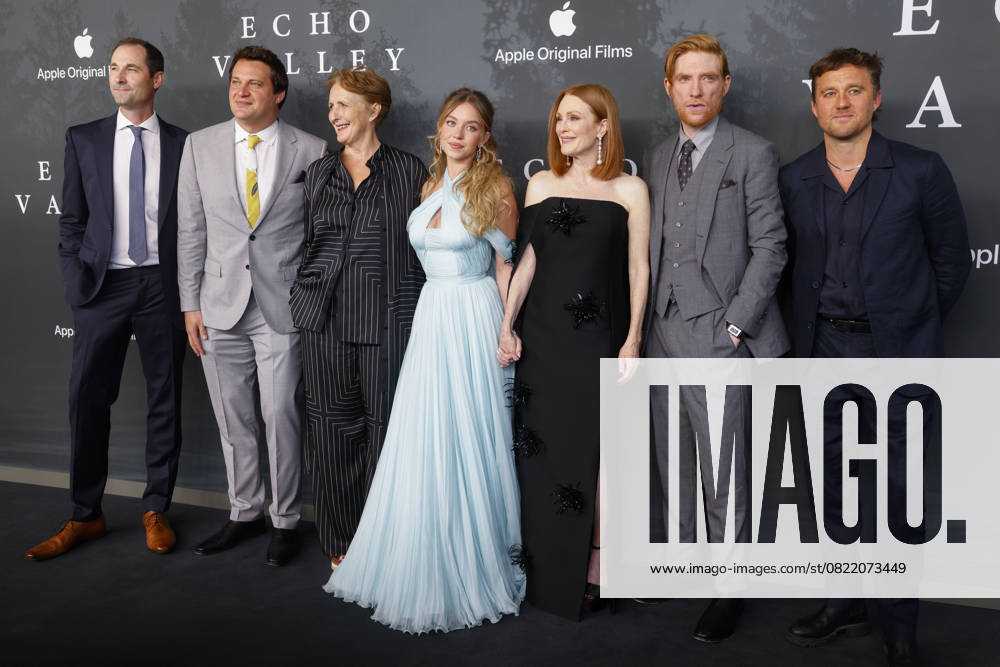 Echo Valley European Premiere at the BFI Southbank in London - 10 Jun 2025 Brad Ingelsby, Michael Pruss, Fiona Shaw, Sydney Sweeney, Julianne Moore, Domhnall Gleeson and Michael Pearce attend the Echo Valley European Premiere at the BFI Southbank in Waterloo, London. London United Kingdom