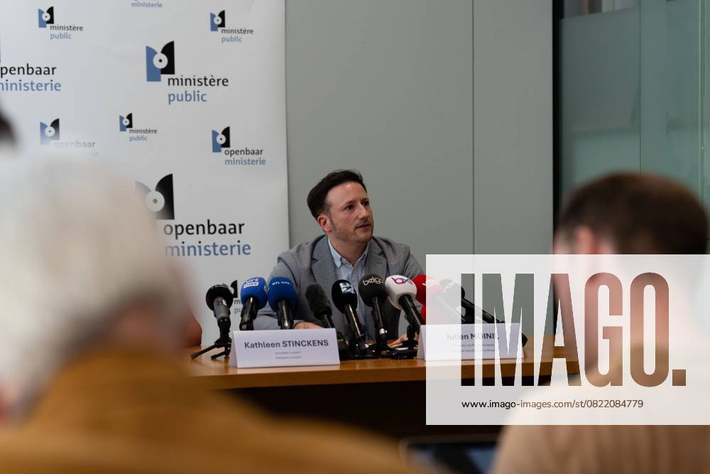 Brussels King s Prosecutor Julien Moinil pictured during a press conference about the file on the death of Fabian (11) on Wednesday 11 June 2025 in Brussels. The 11-year-old Fabian died after he was was chased and hit by a police car, at the Elisabeth park in Ganshoren. MARIUS BURGELMAN MariusxBurgelman 126686075