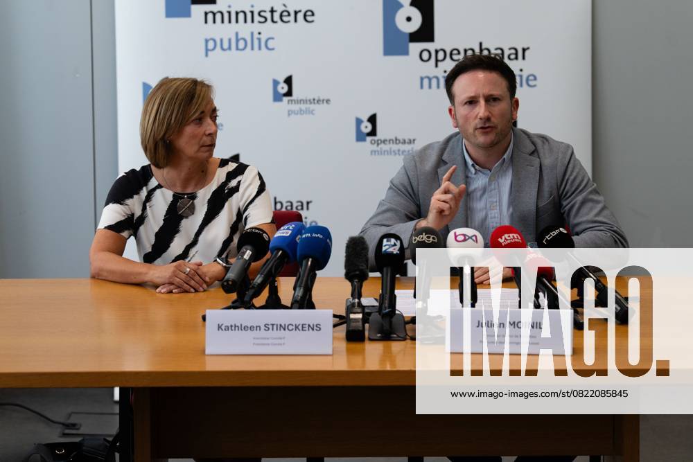 Brussels King s Prosecutor Julien Moinil pictured during a press conference about the file on the death of Fabian (11) on Wednesday 11 June 2025 in Brussels. The 11-year-old Fabian died after he was was chased and hit by a police car, at the Elisabeth park in Ganshoren. MARIUS BURGELMAN MariusxBurgelman 126686587
