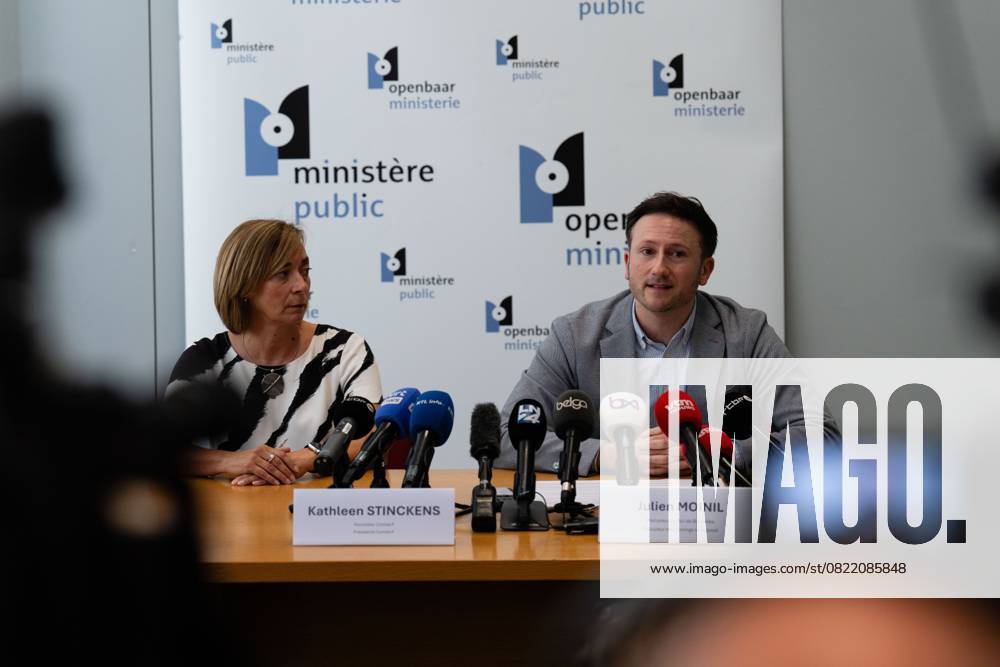Brussels King s Prosecutor Julien Moinil pictured during a press conference about the file on the death of Fabian (11) on Wednesday 11 June 2025 in Brussels. The 11-year-old Fabian died after he was was chased and hit by a police car, at the Elisabeth park in Ganshoren. MARIUS BURGELMAN MariusxBurgelman 126686588