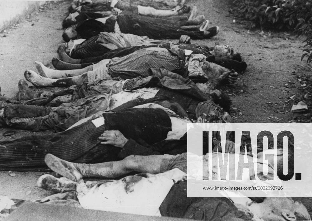 Portugal Spain 11 November 1937 Corpses become to Funeral laid out, after Aircraft the Insurgents during of Spanish Civil war a School in Barcelona bombed had