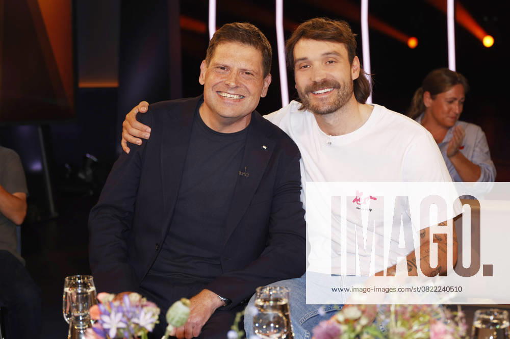 Jan Ullrich and Rick Zabel at the recording of the NDR Talk Show at the NDR television studio in Lokstedt Hamburg, 13 06 2025 Foto:xH.xHartmannx xFuturexImagex ndr_talk1306_5640