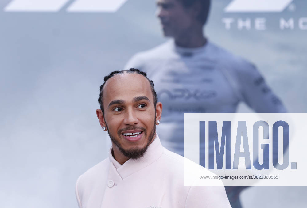 Lewis Hamilton arrives on the red carpet for the Apple Original Films & Warner Bros. Pictures F1 World Premiere in Times Square on Monday, June 16, 2025 in New York City. NYP20250616153 JOHNxANGELILLO
