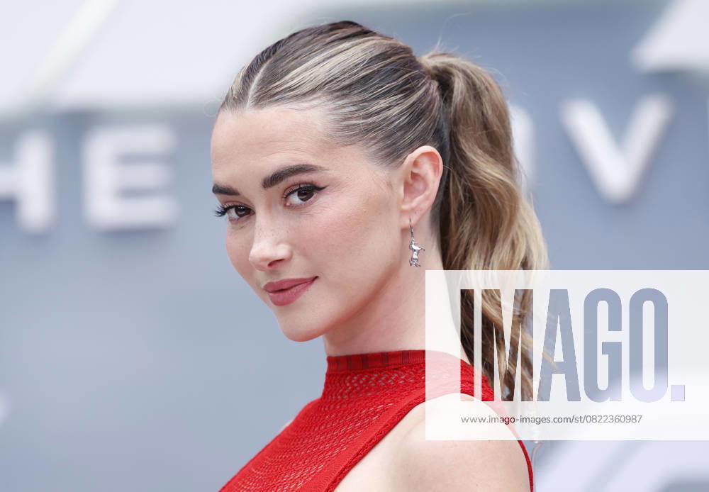Madeleine White arrives on the red carpet for the Apple Original Films & Warner Bros. Pictures F1 World Premiere in Times Square on Monday, June 16, 2025 in New York City. NYP20250616108 JOHNxANGELILLO
