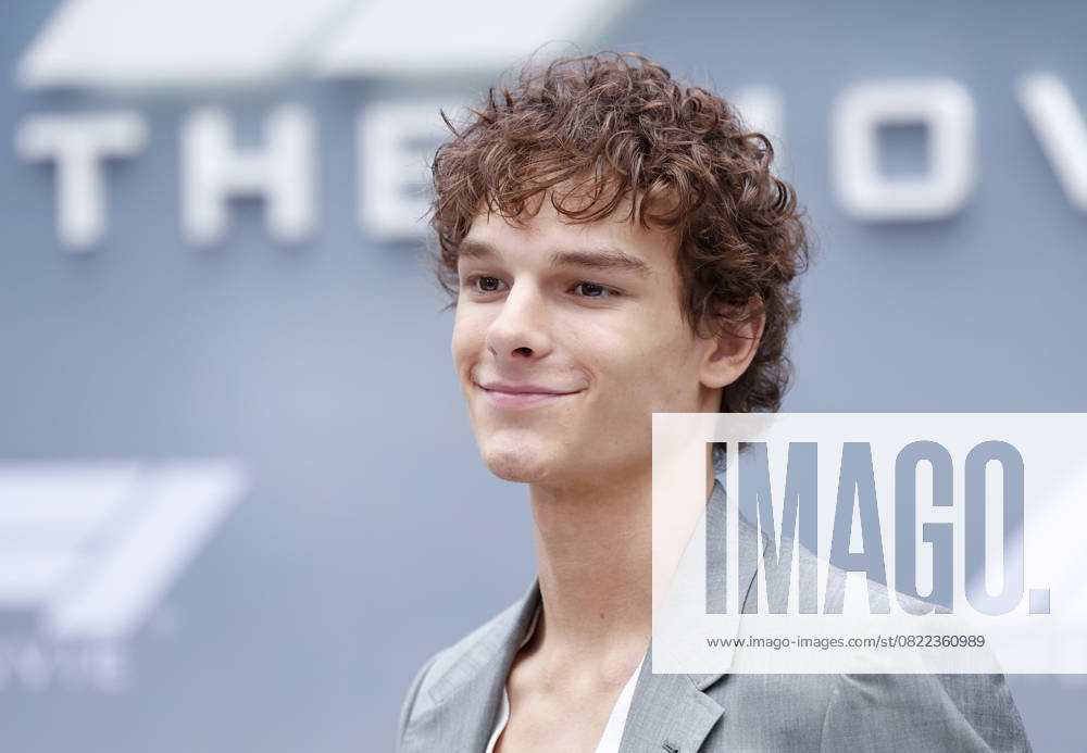 Mason Thames arrives on the red carpet for the Apple Original Films & Warner Bros. Pictures F1 World Premiere in Times Square on Monday, June 16, 2025 in New York City. NYP20250616127 JOHNxANGELILLO