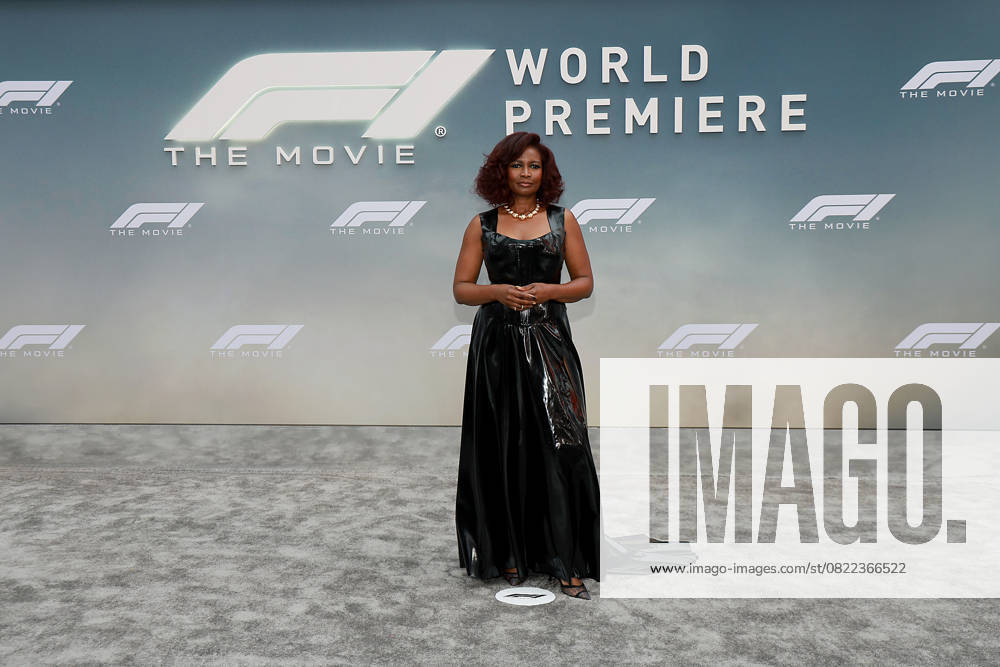 Red carpet arrivals for the World Premiere of Apple Original Films F1 The Movie in Times Square. F1 The Movie will be released in theatre s and in IMAX in partnership with Warner Bros. Pictures on June 27, 2025 Featuring: Sarha Niles Where: New York, New York, United States When: 16 Jun 2025 Credit: Marion Curtis StarPix for Apple Original Films INSTARimages . NOT FOR USE BY NEWSPAPERS BASED IN THE UK.