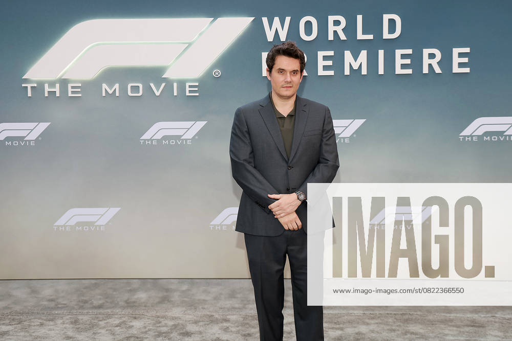 Red carpet arrivals for the World Premiere of Apple Original Films F1 The Movie in Times Square. F1 The Movie will be released in theatre s and in IMAX in partnership with Warner Bros. Pictures on June 27, 2025 Featuring: John Mayer Where: New York, New York, United States When: 16 Jun 2025 Credit: Marion Curtis StarPix for Apple Original Films INSTARimages . NOT FOR USE BY NEWSPAPERS BASED IN THE UK.