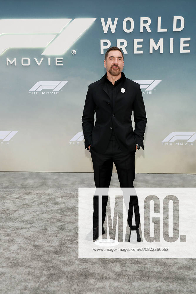 Red carpet arrivals for the World Premiere of Apple Original Films F1 The Movie in Times Square. F1 The Movie will be released in theatre s and in IMAX in partnership with Warner Bros. Pictures on June 27, 2025 Featuring: Javier Bardem Where: New York, New York, United States When: 16 Jun 2025 Credit: Marion Curtis StarPix for Apple Original Films INSTARimages . NOT FOR USE BY NEWSPAPERS BASED IN THE UK.