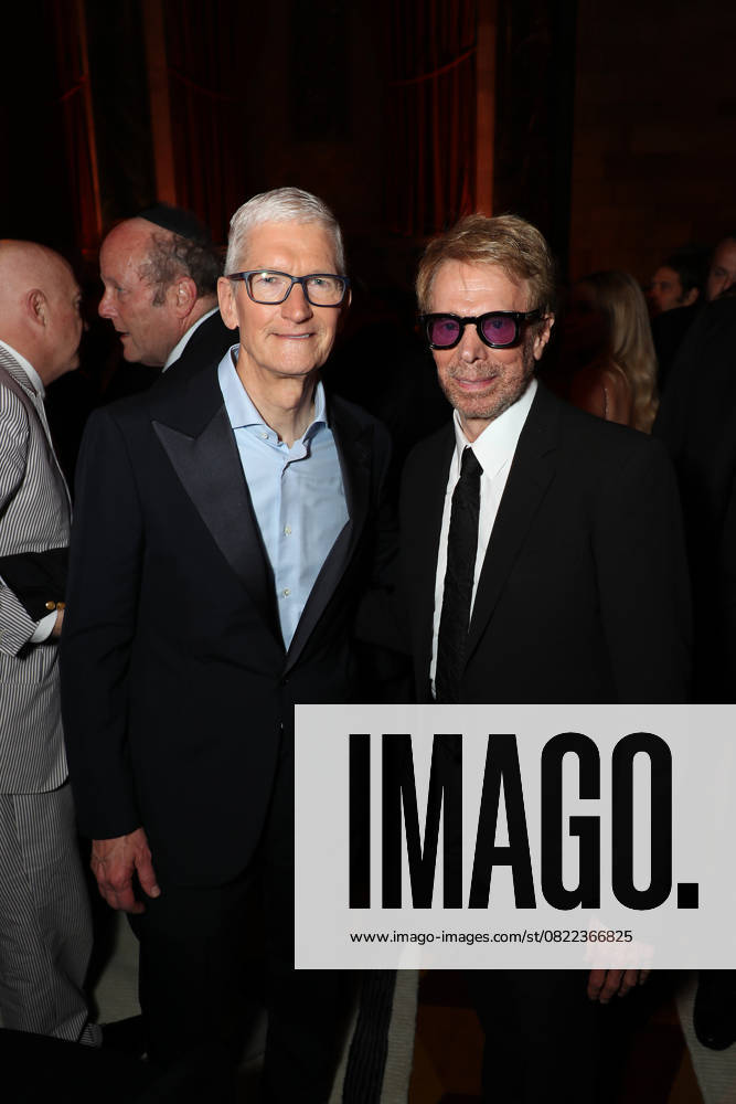 World premiere of Apple Original Films F1 The Movie at Cipriani 42nd Street. F1 The Movie will be released in theatre s and in IMAX in partnership Warner Bros. Pictures on June 27, 2025 Featuring: Tim Cook and Jerry Bruckheimer Where: New York, New York, United States When: 16 Jun 2025 Credit: Marion Curtis StarPix for Apple Original Films INSTARimages . NOT FOR USE BY NEWSPAPERS BASED IN THE UK.
