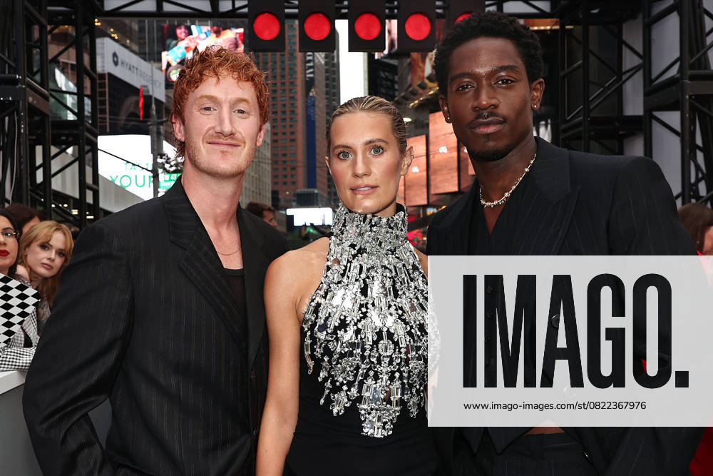 Red carpet arrivals for the World Premiere of Apple Original Films F1 The Movie in Times Square. F1 The Movie will be released in theatre s and in IMAX in partnership with Warner Bros. Pictures on June 27, 2025 Featuring: Will Merrick, Callie Cooke and Damson Idris Where: New York, New York, United States When: 16 Jun 2025 Credit: Dave Allocca Starpix INSTARimages . NOT FOR USE BY NEWSPAPERS BASED IN THE UK.
