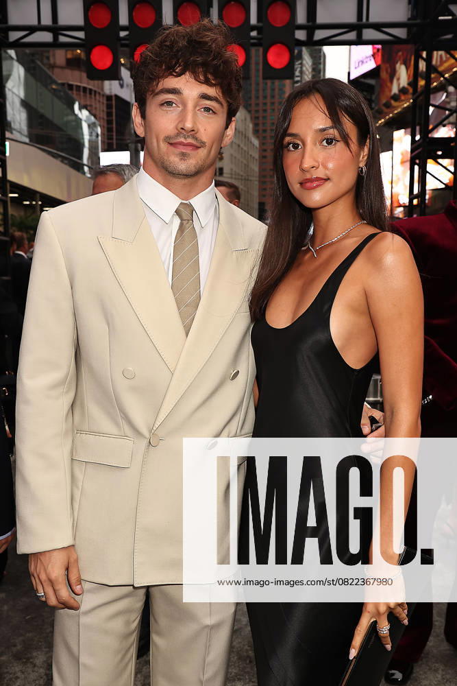 Red carpet arrivals for the World Premiere of Apple Original Films F1 The Movie in Times Square. F1 The Movie will be released in theatre s and in IMAX in partnership with Warner Bros. Pictures on June 27, 2025 Featuring: Charles Leclerc and Alexandra Saint Mleux Where: New York, New York, United States When: 16 Jun 2025 Credit: Dave Allocca Starpix INSTARimages . NOT FOR USE BY NEWSPAPERS BASED IN THE UK.