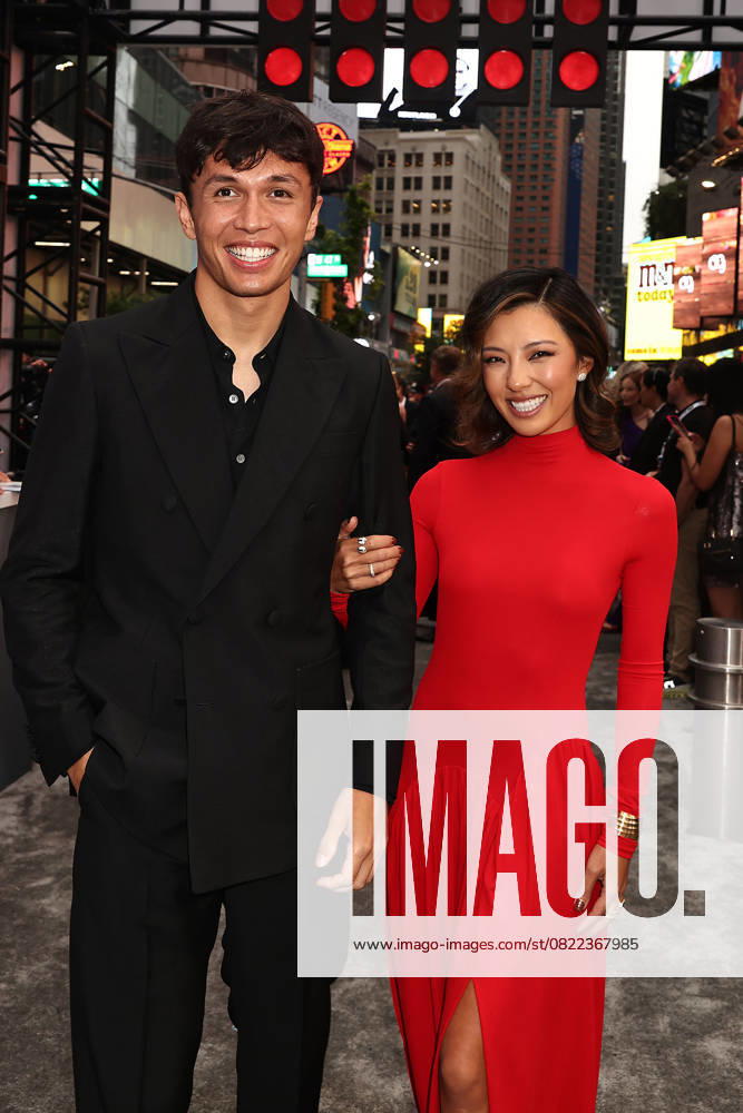 Red carpet arrivals for the World Premiere of Apple Original Films F1 The Movie in Times Square. F1 The Movie will be released in theatre s and in IMAX in partnership with Warner Bros. Pictures on June 27, 2025 Featuring: Alexander Albon and Lily Muni He Where: New York, New York, United States When: 16 Jun 2025 Credit: Dave Allocca Starpix INSTARimages . NOT FOR USE BY NEWSPAPERS BASED IN THE UK.