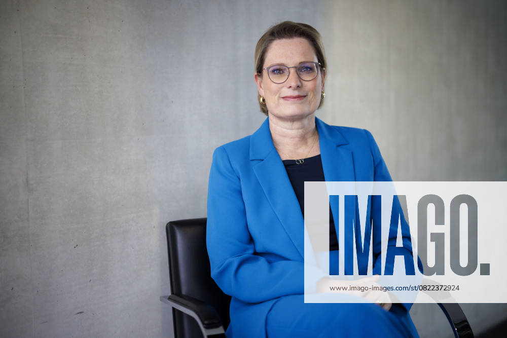 Stefanie Hubig SPD , Federal Minister of Justice and Consumer Protection, recorded during an interview in Berlin, 10 06 2025 Berlin Germany