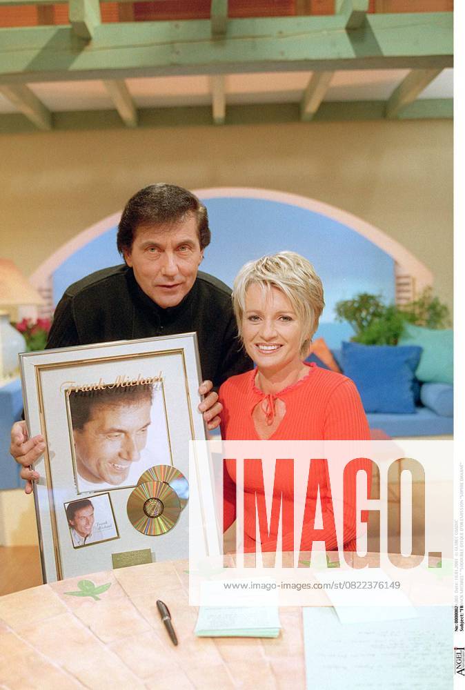 FRANK MICHAEL sein DOUBLE DISK D Gold EMISSION SOPHIE DAVANT Plan AMERIKANISCH Frankreich