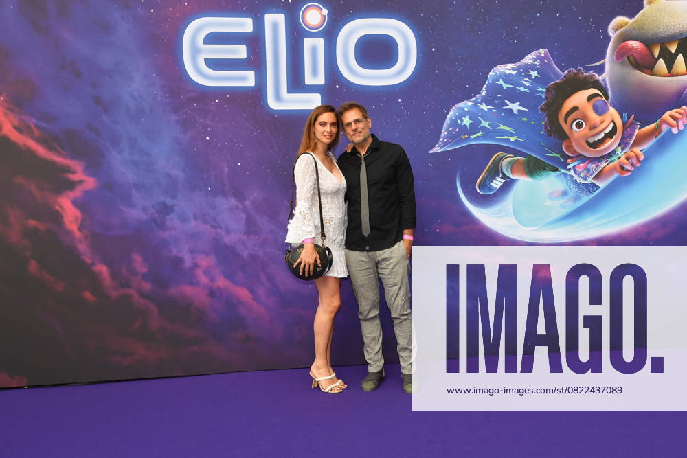 Rome, Italy: Rome, The Space Cinema Moderno Premiere of the Disney and Pixar Film Elio , In the photo: Clizia Fornasier Attilio Fontana Rome Italy - ZUMAp169 20250617_zea_p169_668