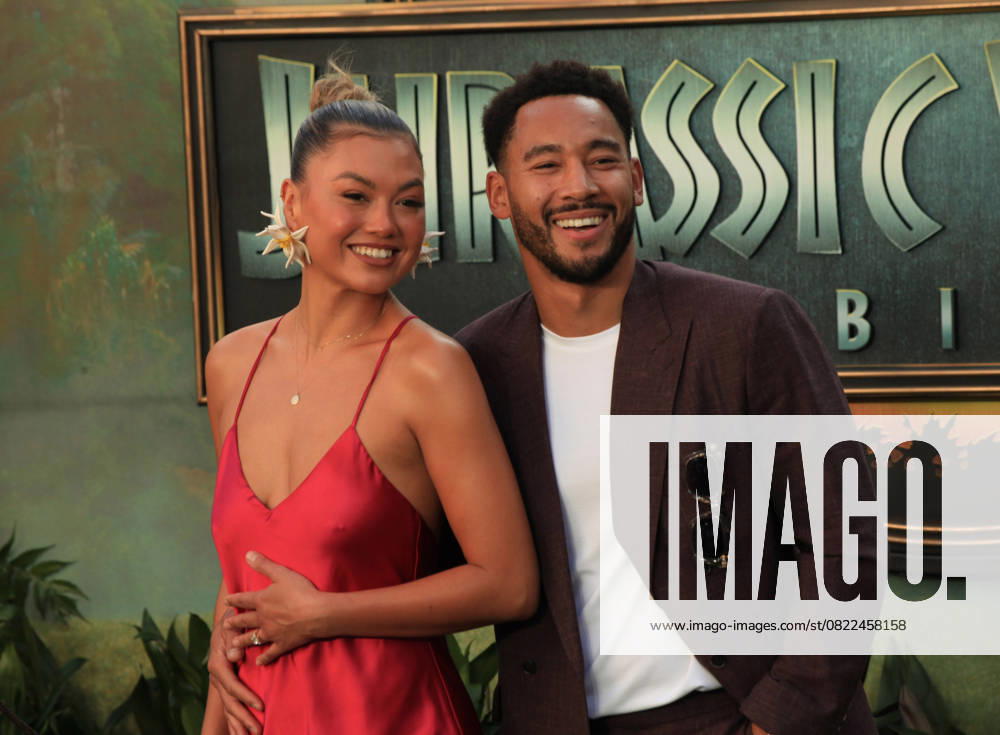 Jurassic World: Rebirth. World premiere London, UK. Ruby Wong and Josh Denzel at the Jurassic World: Rebirth. World premiere. Odeon Luxe. Leicester Square. 17th July 2025. LMK11-S170625-001 Steve Bealing Landmark Media