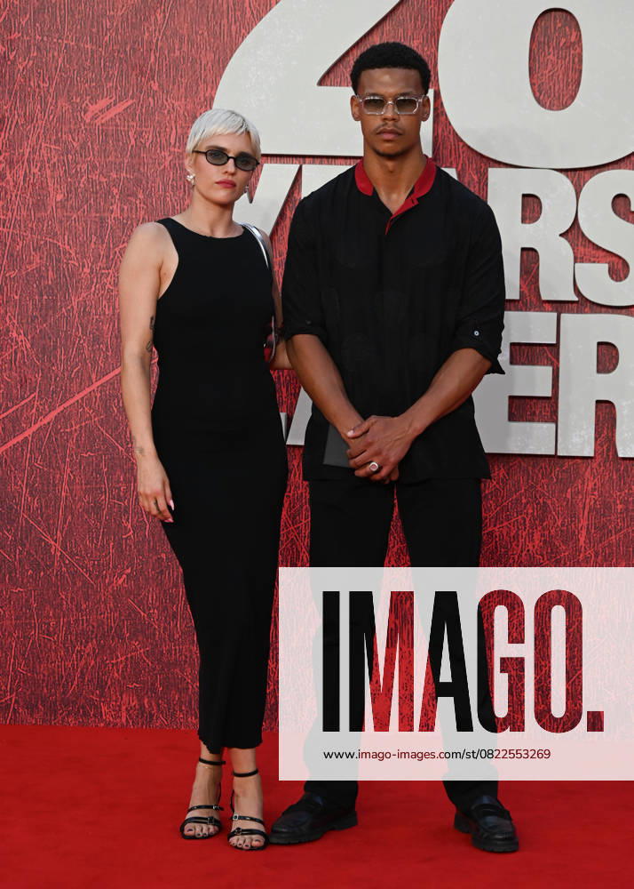 Tigerlily Taylor and Mkulu Lee attends 28 Years Later World Premiere at the Odeon Luxe Leicester Square in London, England. UK. Wednesday 18th June 2025.